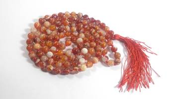 Red Sulemani Natural Mala Bead Size - 8MM Chakra Balancing Reiki  Aura Cleansing 3