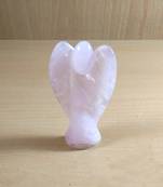 Rose Quartz Gem Angel Size - 3 Inch Natural Gem Chakra  Aura Cleansing