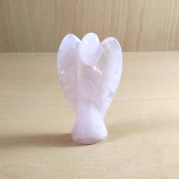 Rose Quartz Gem Angel Size - 3 Inch Natural Gem Chakra  Aura Cleansing 3