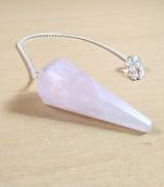 Rose Quartz Gem Dowsing Pendulum Chakra & Reiki  Dowser Dowser Spiritual divination