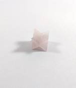 Rose Quartz Gem Merkaba Size - 1Inch Chakra Balancing Reiki  Aura Cleansing