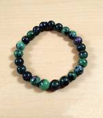 Ruby Zoisite Gem Bead Bracelet Size 8MM Unisex Bracelet Meditation