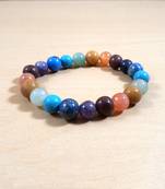 Seven Chakra Bead Bracelet Size 8MM Unisex Bracelet Chakra Balancing reiki
