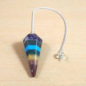 Seven Chakra Gem Dowsing Pendulum Chakra & Reiki  Dowser Dowser Spiritual divination 4