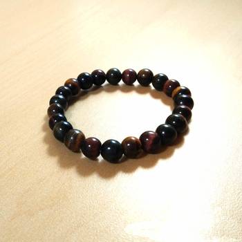 Tiger Eye Bead Bracelet Size 8MM Natural Unisex Bracelet Chakra Balancing  Meditation 4