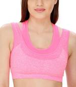 Pink Color Sports Bra.