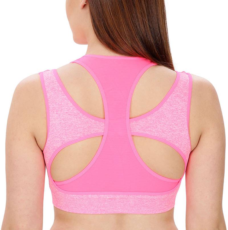 Pink Color Sports Bra.