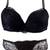 Black Color Lace Bra Panty Set