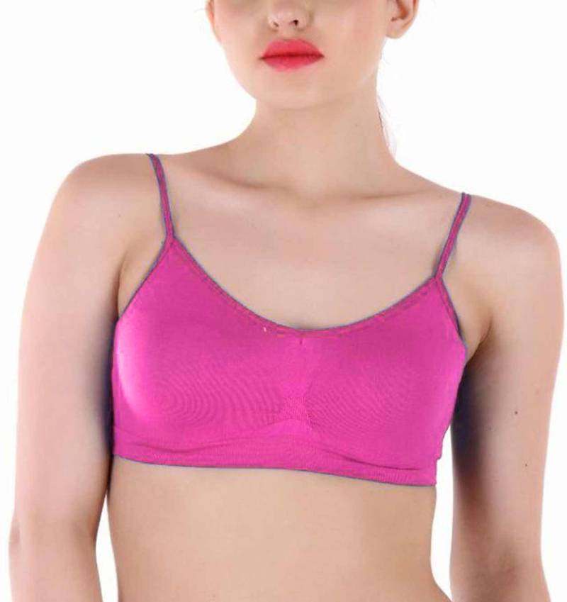 Neon Red Color Bra.