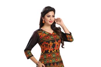 Multicolor printed cotton-kurtis 3