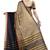 Black printed cotton silk   saree with blouse