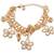 gold metal charm bracelet AJB8