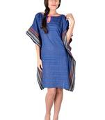 Fringe On Top Knee Length Kaftan