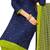 Blue & Parrot Green Cotton Embroidered & Mirror Work Salwar Suit For Women