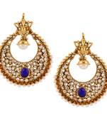 Blue cubic zirconia earrings