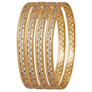 Gold zircon   bangles-and-bracelets 1