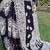 Giftpiper Kalamkari Saree In Cotton Black & Cream 1