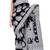 Giftpiper Kalamkari Saree In Cotton Black & Cream 2