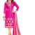 Pink embroidered chanderi salwar