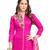 Pink embroidered chanderi salwar
