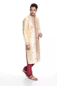 Kurta Pajama Jal And Hand Work