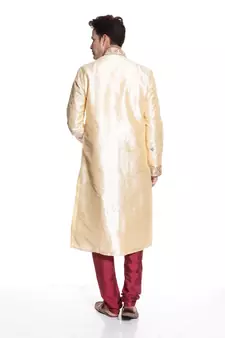 Kurta Pajama Jal And Hand Work