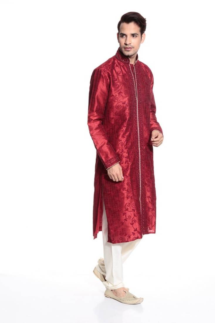 Indian Poshakh Kurta Pajama Jal And Hand Work