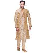 Kurta Pajama Print With Threading