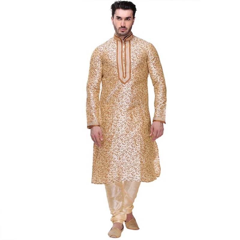 Kurta Pajama Print With Threading