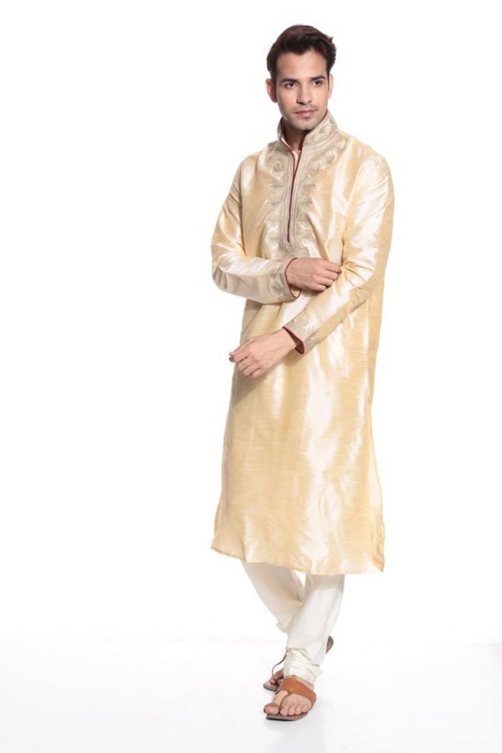 Indian Poshakh Kurta Pajama  Machine  Work