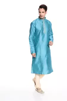 Indian Poshakh Kurta Pajama  Machine And Hand Work