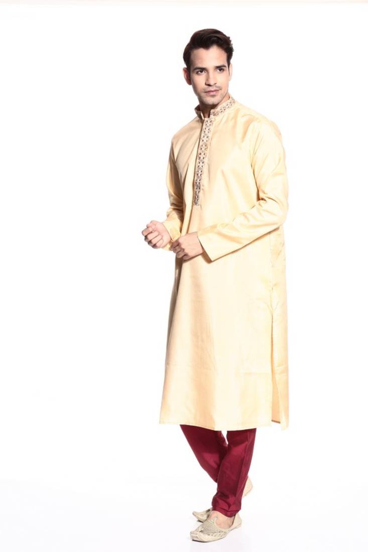 Indian Poshakh Kurta Pajama  Machine And Hand Work