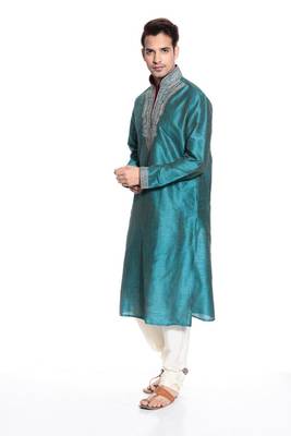 Indian Poshakh Kurta Pajama  Machine Dori Work 2
