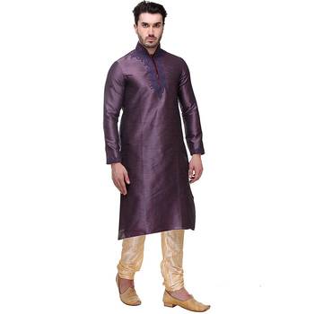 Indian Poshakh Kurta Pajama  Machine Dori Work 1