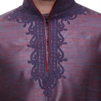 Indian Poshakh Kurta Pajama  Machine Dori Work 4