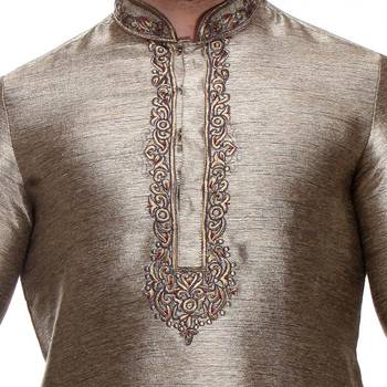 Indian Poshakh Kurta Pajama  Machine Embriodery 3