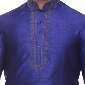 Indian Poshakh Kurta Pajama  Machine Embriodery 4