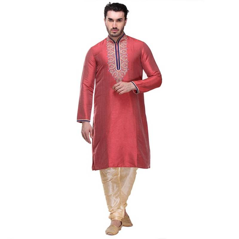 Indian Poshakh Kurta Pajama  Machine Embriodery