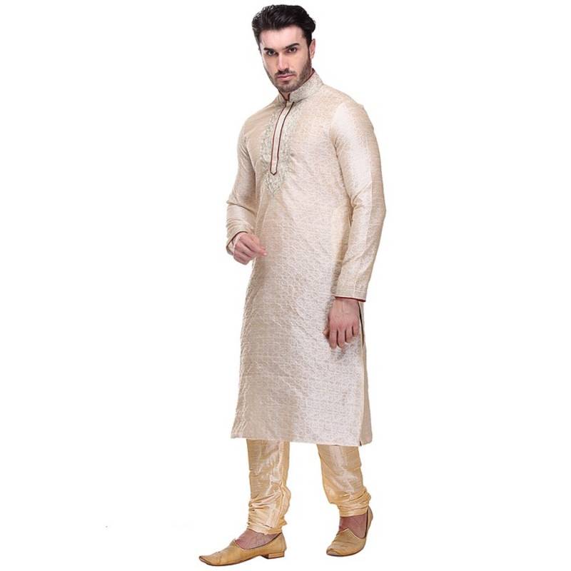 Indian Poshakh Kurta Pajama  Machine Embriodery