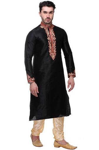 Indian Poshakh Kurta Pajama  Machine Embriodery