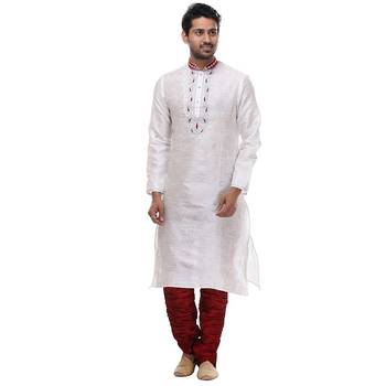 Indian Poshakh Kurta Pajama  Machine Embriodery 2