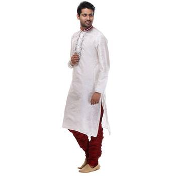 Indian Poshakh Kurta Pajama  Machine Embriodery 4