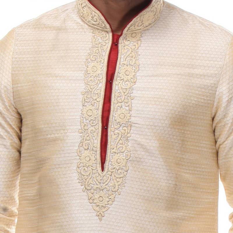 Indian Poshakh Kurta Pajama  Machine Embriodery