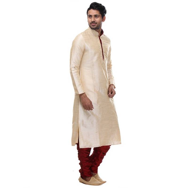 Indian Poshakh Kurta Pajama  Machine Embriodery