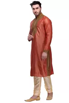 Indian Poshakh Kurta Pajama  Machine Embriodery