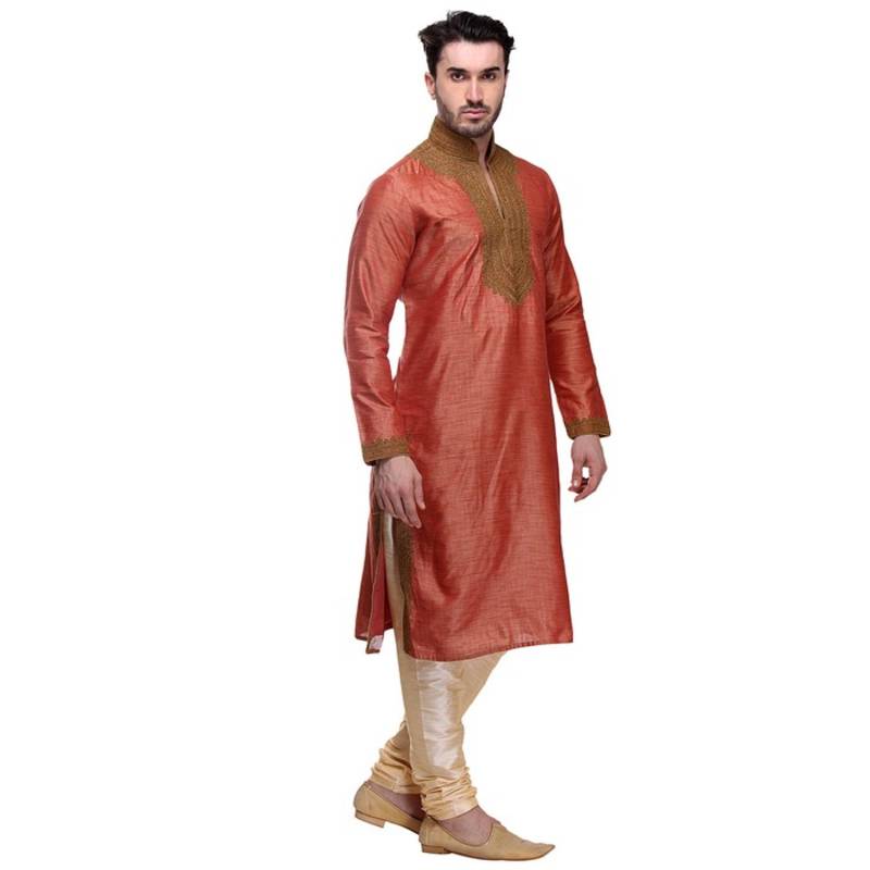 Indian Poshakh Kurta Pajama  Machine Embriodery