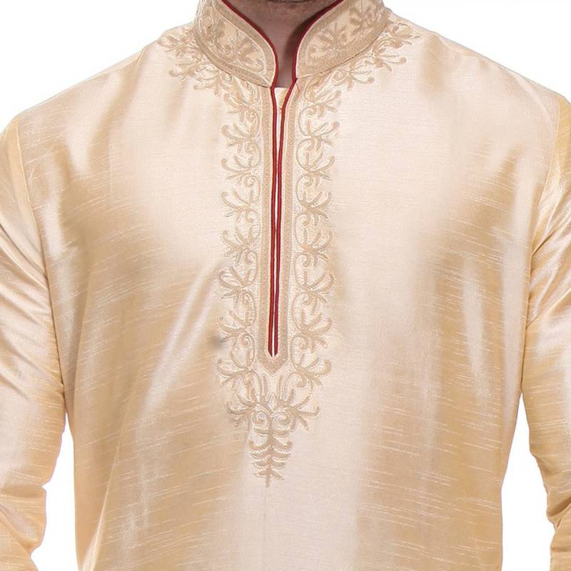 Indian Poshakh Kurta Pajama  Machine Embriodery