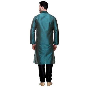 Indian Poshakh Kurta Pajama  Machine Embriodery With  Threading 4