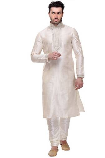 Kurta Pajama  Machine Embriodery With  Threading
