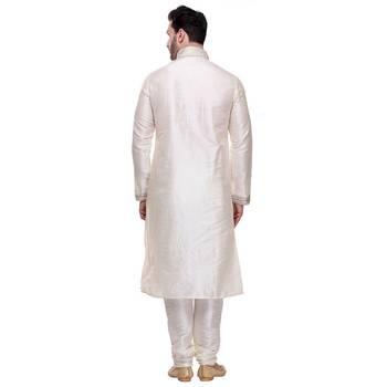 Kurta Pajama  Machine Embriodery With  Threading 2